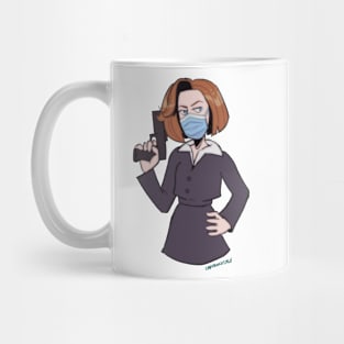 Safe Face Mask Scully Mug